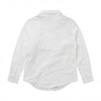 SHEIN Women's White Layered Shirt with Olive white Tie-Waist