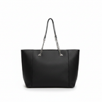Guess Black and White Saffiano Tote Bag