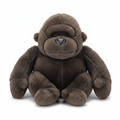 Brown Plush Gorilla Stuffed Animal Toy