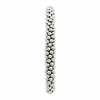 Elegant Silver Beaded Mesh Choker Necklace