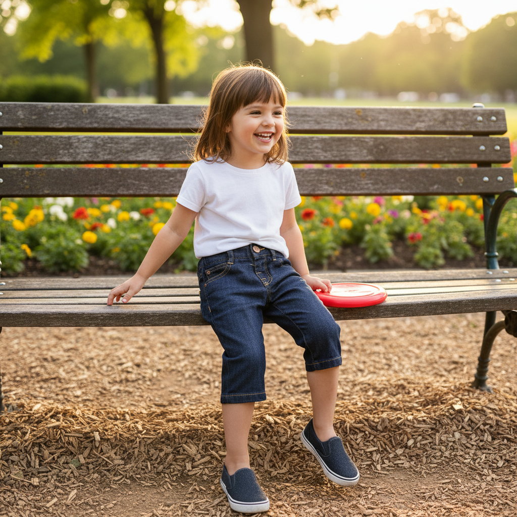 ZARA baby Kids Dark Wash Indigo Denim Jeans