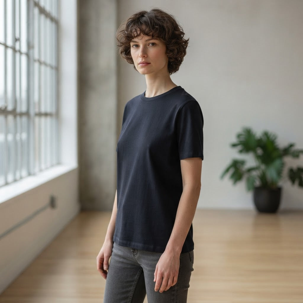 COTTON:ON Cotton:On Deep Navy Regular Fit Crew Neck T-Shirt