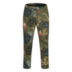 Women's Olive Green Tropical Print Trousers