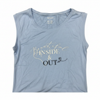 Esmara Women's Light Blue "Inside & Out" Long Sleeve Tee