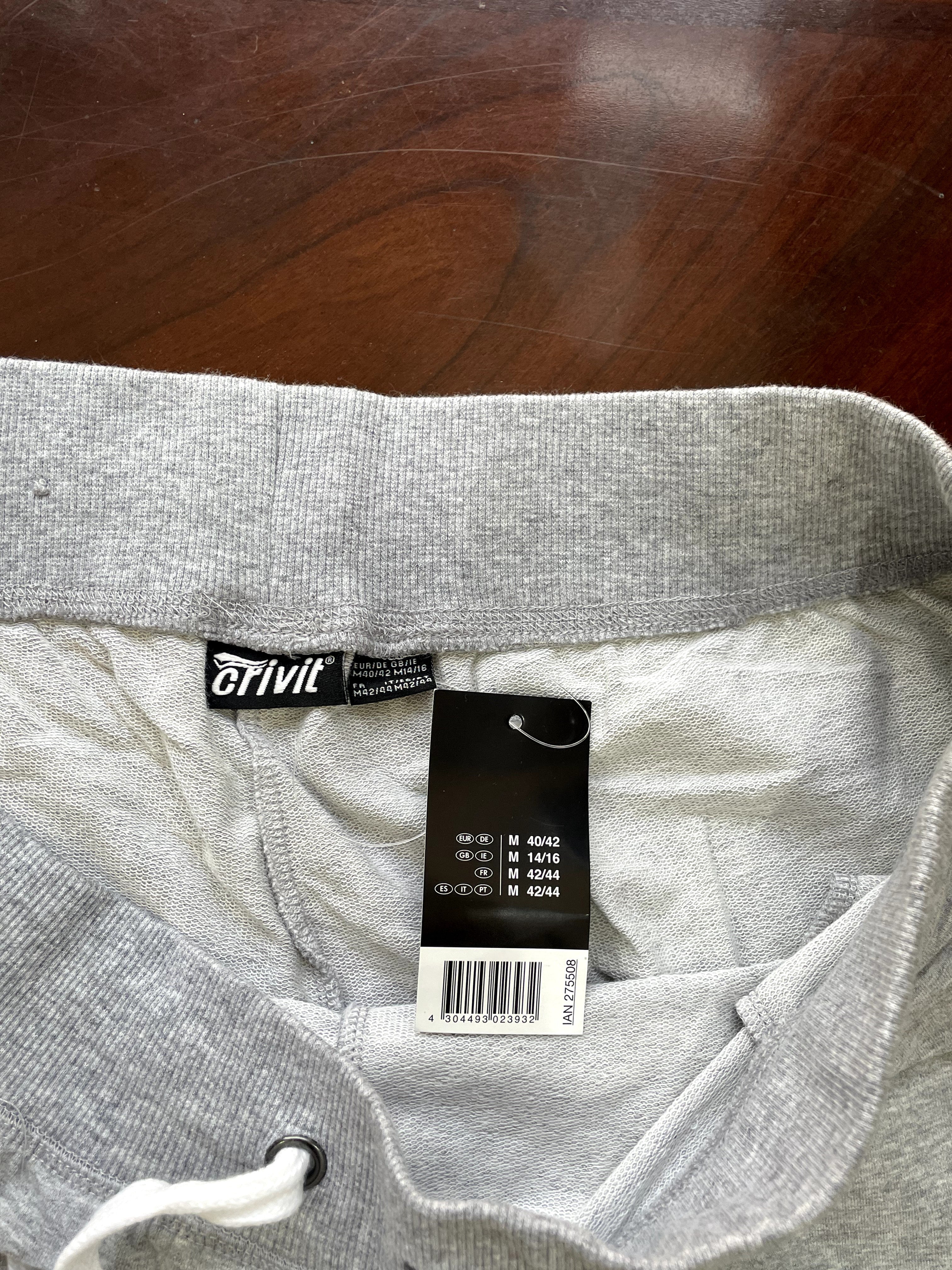 Light Heather Grey Drawstring Lounge Shorts