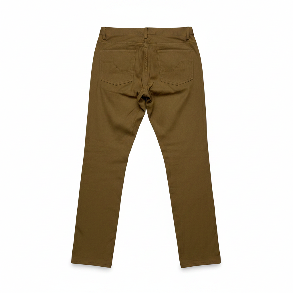 G2000 MAN Men's Ochre Brown Slim-Straight Five-Pocket Trouse