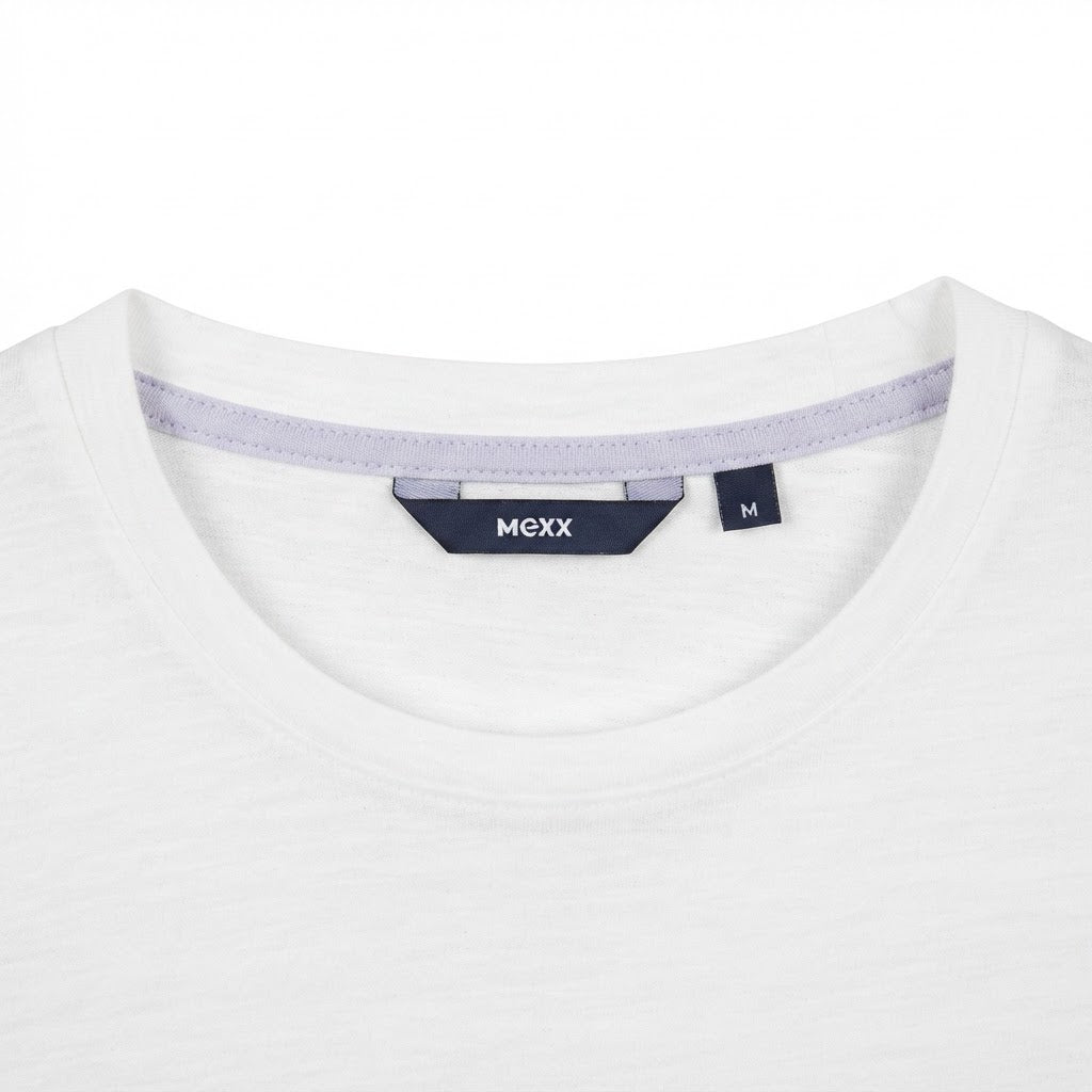 MEXX Women's White Tropical Palm Graphic T-Shirt