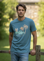 Jeanswest Steel Blue Surf Club Graphic T-Shirt Regular Fit S