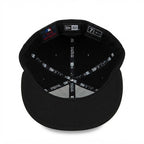 New Era Black NY Mets MLB Flat Brim Baseball Cap