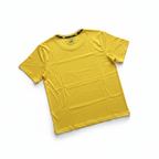 PUMA Women's Vibrant Yellow Graphic Relaxed T-Shirt