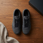 adidas Adidas Grey Suede Low-Top Sneakers