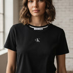 Calvin Klein Jeans Black Short Sleeve Crew Neck T-Shirt with