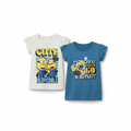 Despicable Me 4 Kids Minions 2-Pack Graphic T-Shirts