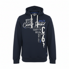 Camp David Men's Navy Blue Nautical Graphic Hoodie XL