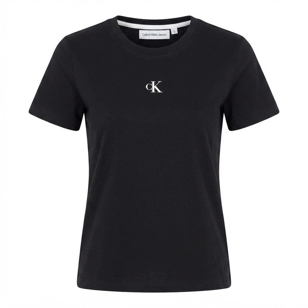 Calvin Klein Jeans Black Short Sleeve Crew Neck T-Shirt with