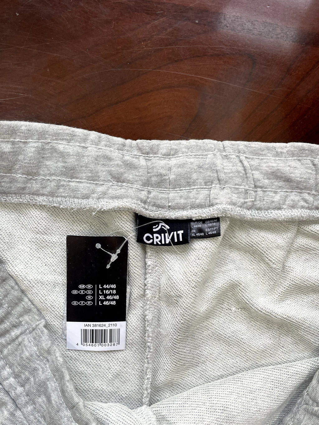 Heather Grey Lounge Shorts with Pink Drawstring