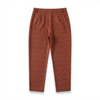 SHEIN Women's Rust Plaid High Waisted Button Fly Trousers