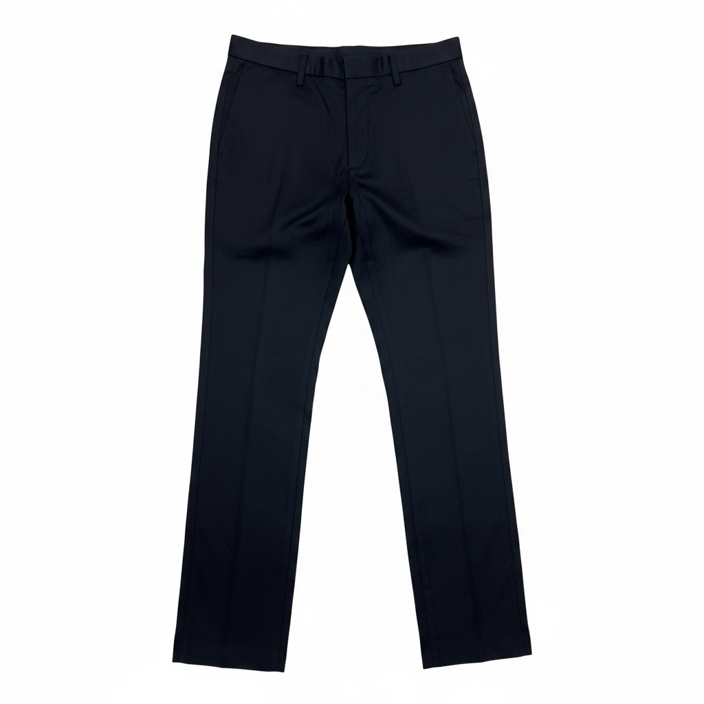 Uniqlo Men's Black Slim Fit Cotton Chino Trousers