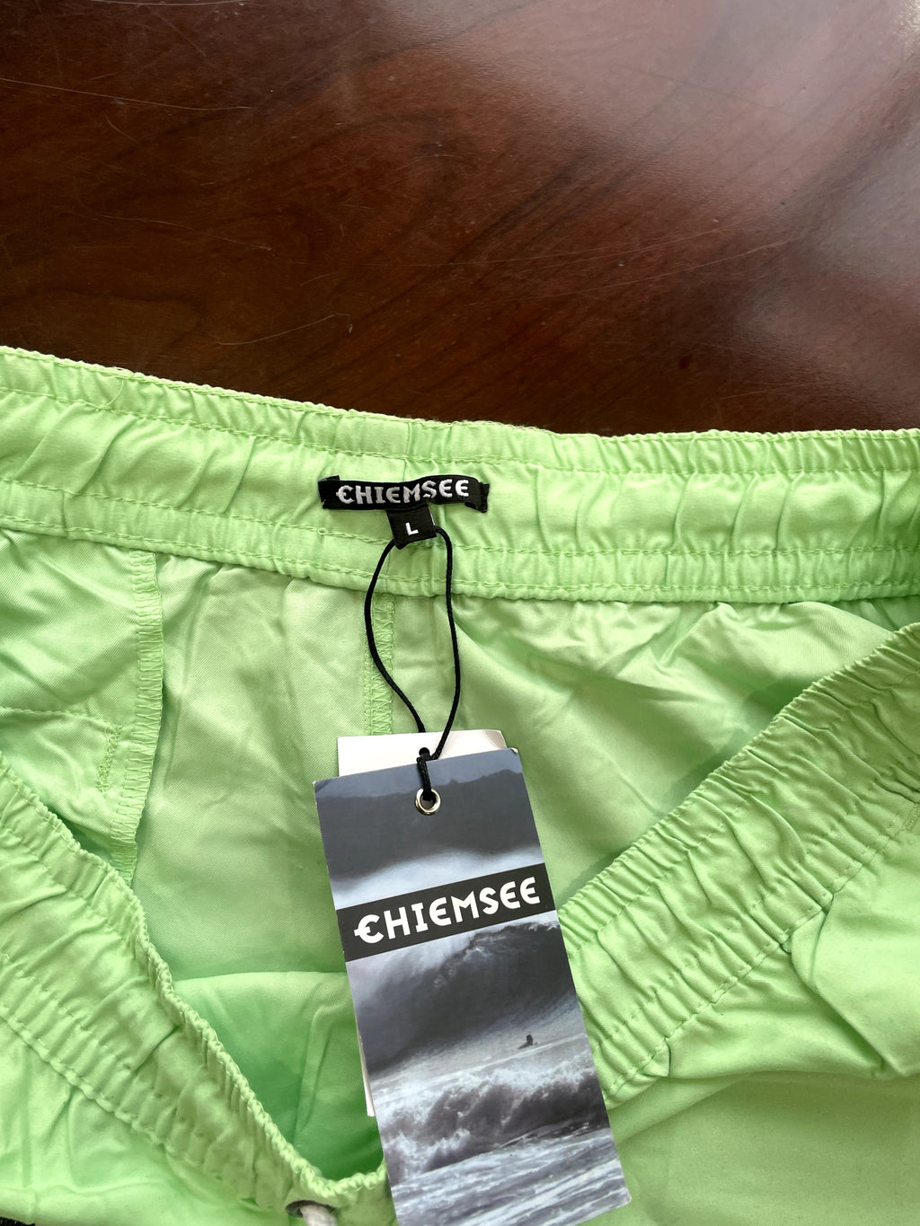 Mint Green Active Shorts with Drawstring Waist
