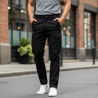 Jack & Jones Men's Black Utility Cargo Pants