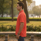 Under Armour Orange-Red Performance Piqué Polo Shirt Loose F
