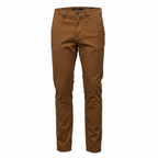 Splash Men's Tan Slim-Fit Cotton Chino Trousers