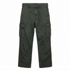 Men's Premium Olive Green Cotton Ripstop Cargo Pants