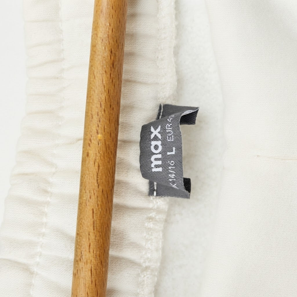 Max Women's White Wide-Leg Fleece Lounge Pants L-XL