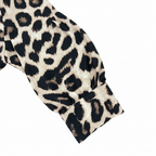 Zara Women's Leopard Print Button-Down Shirt