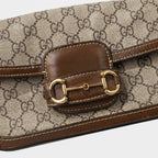 Gucci Gucci Horsebit 1955 Small GG Supreme & Leather Bag