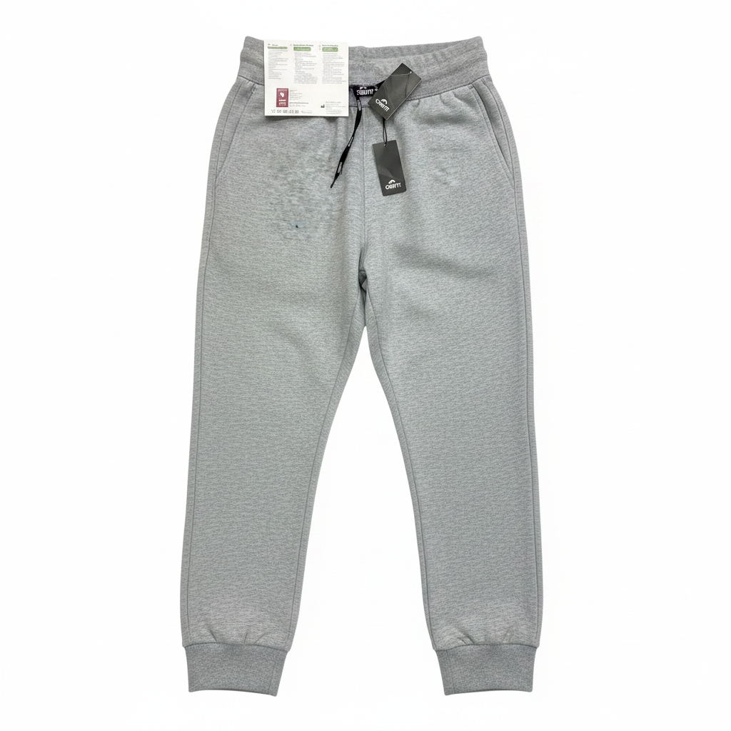 Men's Reflex Heather Grey Slim Fit Athletic Joggers