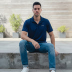 Under Armour Royal Navy Blue Loose Fit Performance Polo Shir