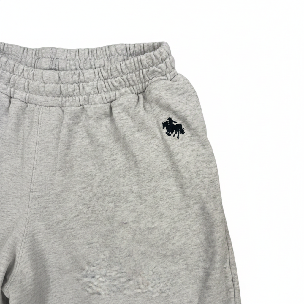 Polo Ralph Lauren Grey Heather Wide-Leg Sweatpants