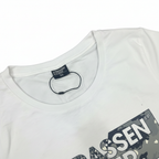 Strassenkicker Men's White Long Sleeve Camo Logo Shirt XXL