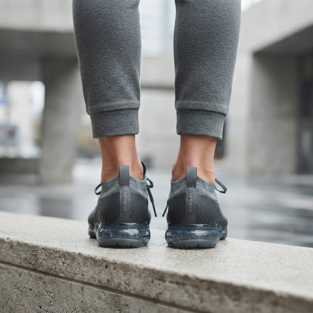 Grey Nike Air VaporMax Flyknit Sneakers
