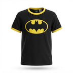 [WearU Generated:merch_ghost] H&M Black Cotton Graphic Print Straight T-Shirt – ghost front view