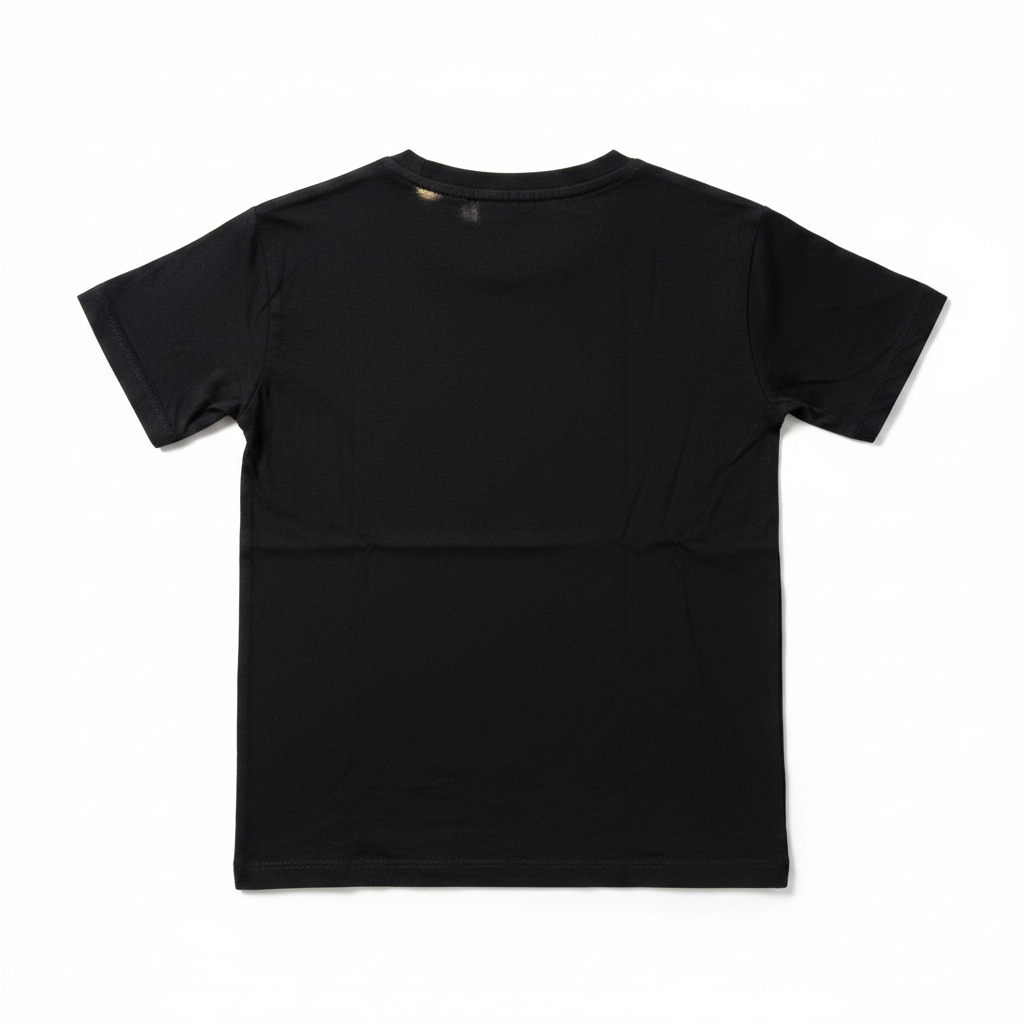 anko Kids' Black Born To Race Graphic Cotton T-Shirt
