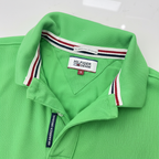 Hilfiger Denim Men's Green Pique Polo Shirt - Size S