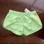 Mint Green Active Shorts with Drawstring Waist