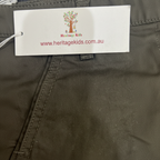 Heritage Kids Kids Olive Green Cotton Twill Chino Pants