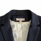 H&M Women's Navy Blue Tailored Single Button Blazer