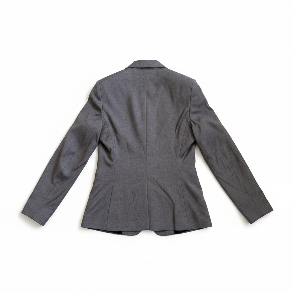 MNG Women's Grey Single-Button Tailored Blazer