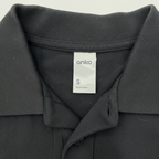 Anko Men's Classic Black Short Sleeve Piqué Polo Shirt - S