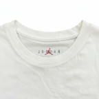 JORDAN Men's White Graphic Print Short Sleeve Cotton T-Shirt