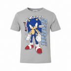Kids Sonic The Hedgehog Grey Graphic T-Shirt