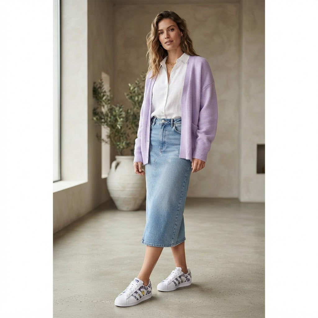 adidas Adidas Women's White Shell-Toe Sneakers