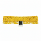 SHEIN Yellow Crochet Triangle Bikini Top - Size M