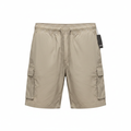 Livergy Men's Khaki Cargo Shorts with Elastic Waist
