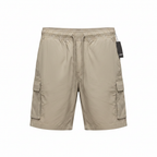 Livergy Men's Khaki Cargo Shorts with Elastic Waist