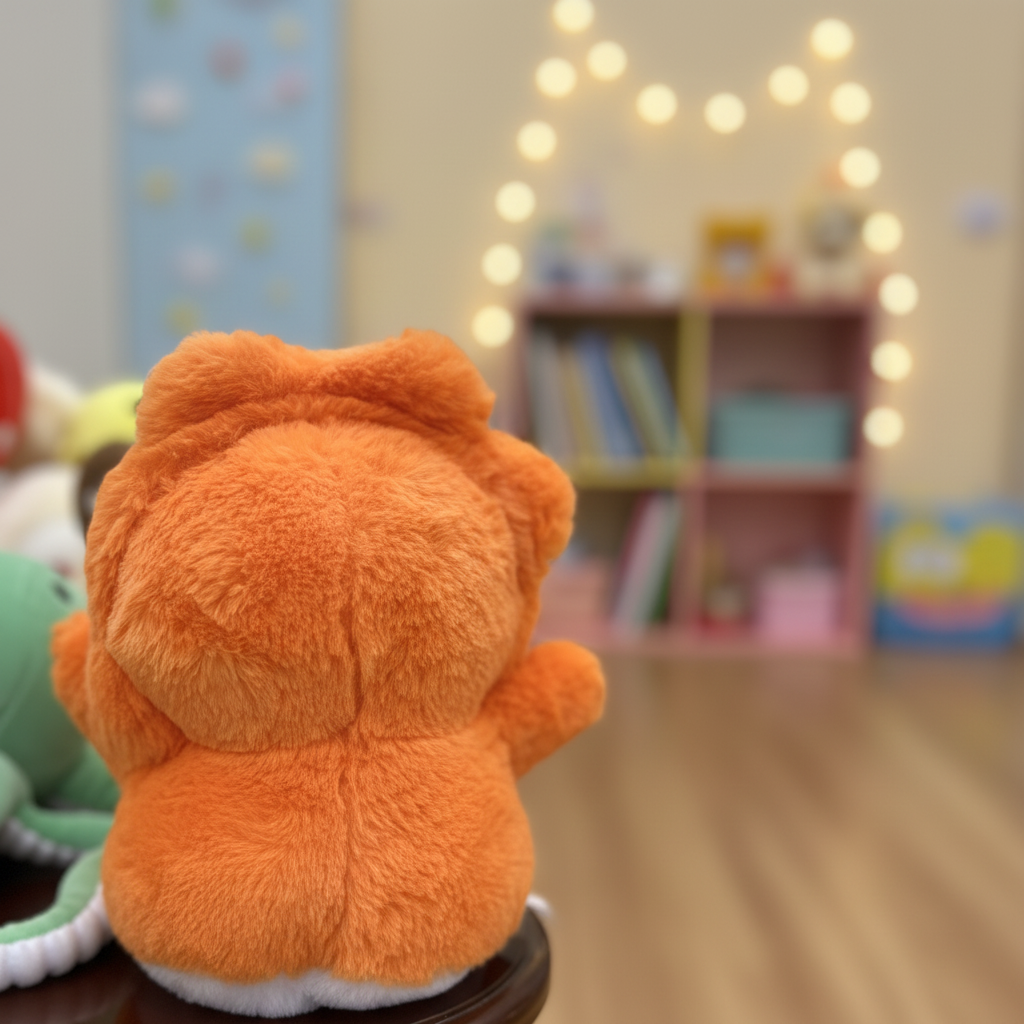 Ty Beanie Boos Orange Triceratops Dinosaur Plush Toy